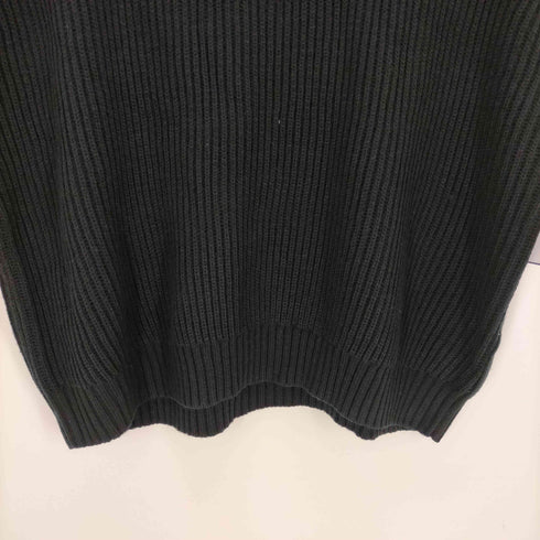フリークスストア FREAKS STORE ビッグシルエット 畦編み ハーフジップ ニットベスト メンズ import:L