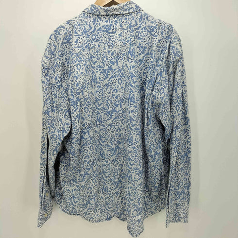 トミーヒルフィガー TOMMY HILFIGER Vintage Fit 総柄 ロングスリーブシャツ メンズ XXL