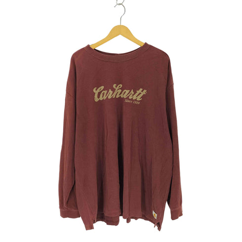 カーハート Carhartt ワッフル地プリントTシャツ メンズ JPN:XL