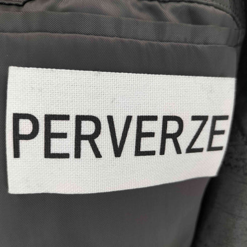 パーバーズ PERVERZE レザーパッチワークジャケット レディース FREE