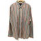 トミーヒルフィガー TOMMY HILFIGER Trim Fit マルチストライプ ロングスリーブシャツ メンズ XL