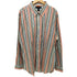 トミーヒルフィガー TOMMY HILFIGER Trim Fit マルチストライプ ロングスリーブシャツ メンズ XL