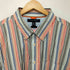 トミーヒルフィガー TOMMY HILFIGER Trim Fit マルチストライプ ロングスリーブシャツ メンズ XL