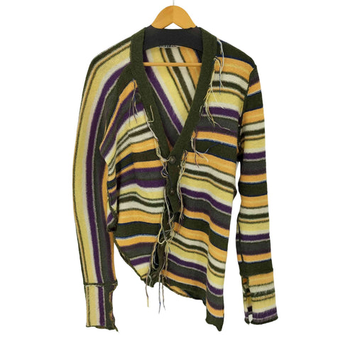 パーバーズ PERVERZE 21AW color stripe knit cardigan レディース FREE