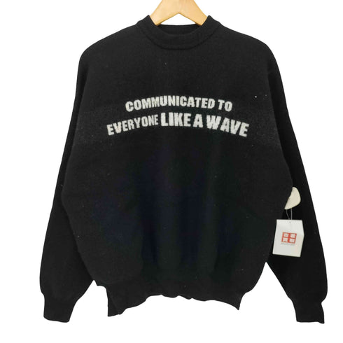 EN MER Message Rib Knit (LIGHT CHARCOAL) メンズ import:M