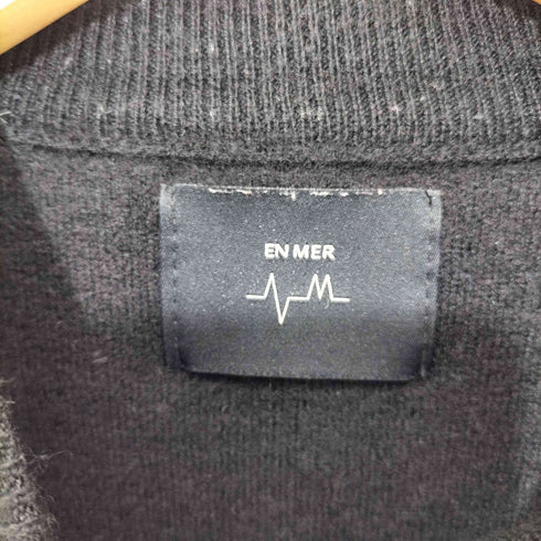 EN MER Message Rib Knit (LIGHT CHARCOAL) メンズ import:M