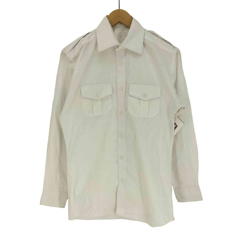 襟芯 エポレット フラップポケット L/S レギュラーカラーシャツ メンズ