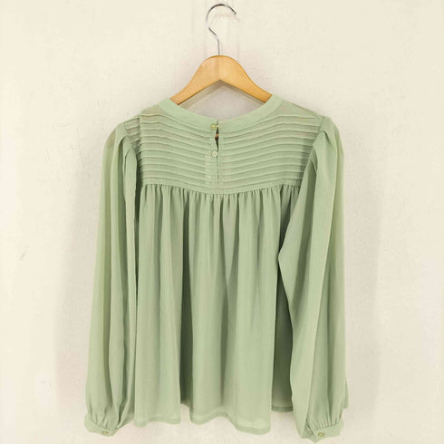 s gabrielle colette co.ltd 楊柳ピンタックボリュームギャザーブラウス レディース import:M