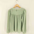 s gabrielle colette co.ltd 楊柳ピンタックボリュームギャザーブラウス レディース import:M