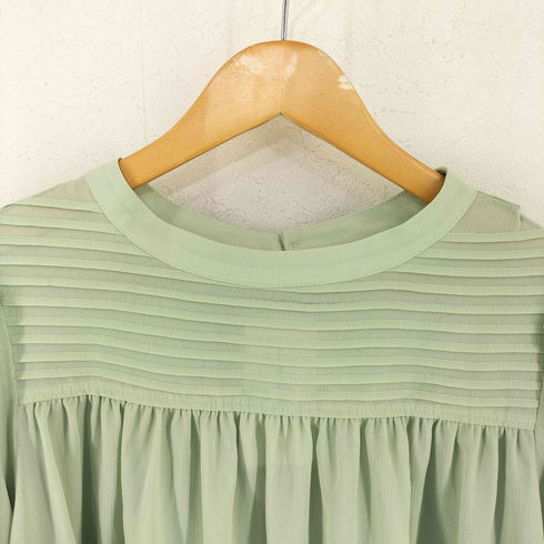 s gabrielle colette co.ltd 楊柳ピンタックボリュームギャザーブラウス レディース import:M