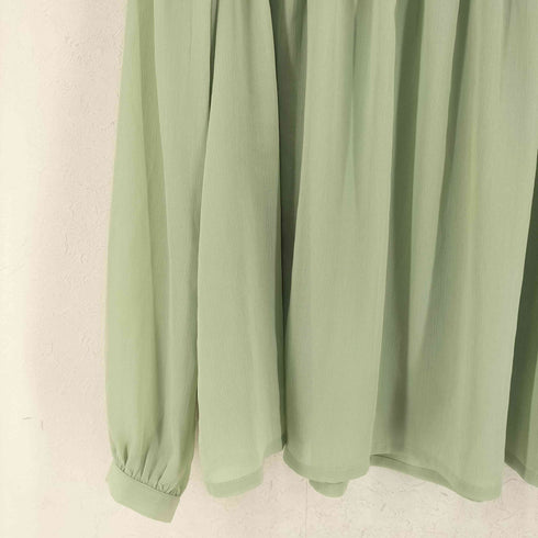 s gabrielle colette co.ltd 楊柳ピンタックボリュームギャザーブラウス レディース import:M
