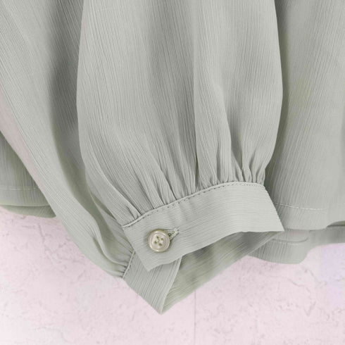 s gabrielle colette co.ltd 楊柳ピンタックボリュームギャザーブラウス レディース import:M