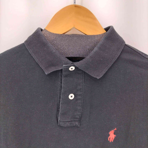 ポロラルフローレン POLO RALPH LAUREN CUSTOM SLIN FIT スモールポニー刺繍 鹿の子ポロシャツ メンズ import:S