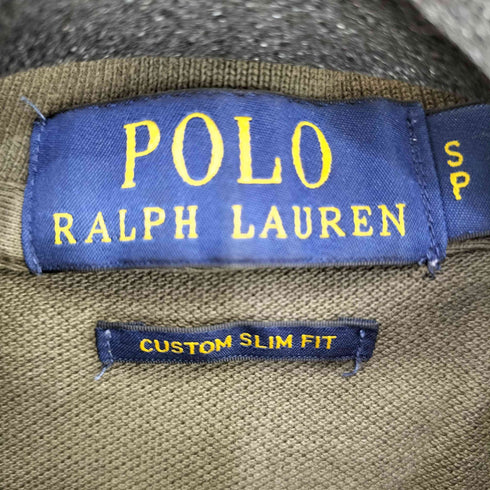 ポロラルフローレン POLO RALPH LAUREN CUSTOM SLIN FIT スモールポニー刺繍 鹿の子ポロシャツ メンズ import:S