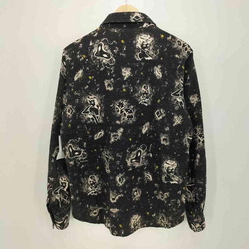 ギャングスタビル GANGSTERVILLE Temptress L/S Shirts 総柄長袖シャツ メンズ M