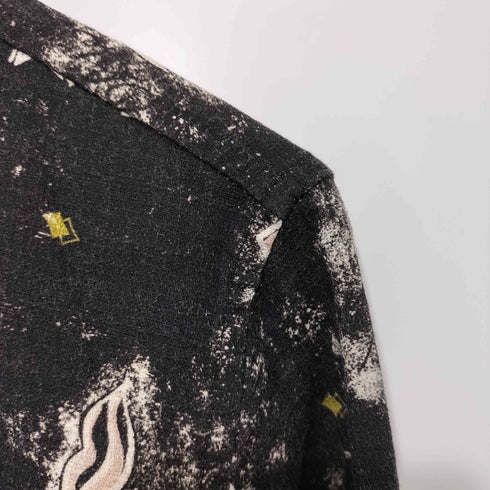 ギャングスタビル GANGSTERVILLE Temptress L/S Shirts 総柄長袖シャツ メンズ M