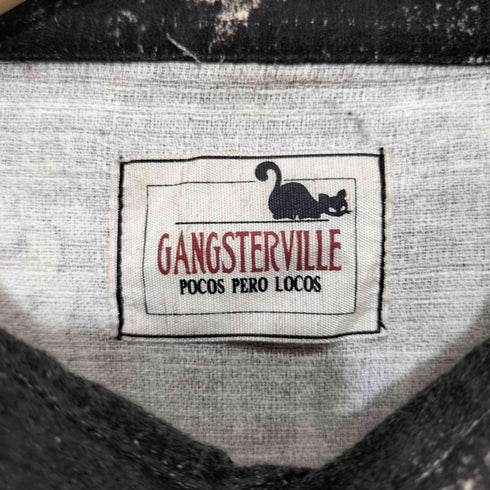 ギャングスタビル GANGSTERVILLE Temptress L/S Shirts 総柄長袖シャツ メンズ M