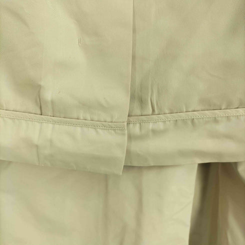 ジルサンダー JIL SANDER イタリア製 ポリシルク 比翼 ノーカラージャケット&ミディスカート セットアップ レディース ジャケット:34 スカート:36