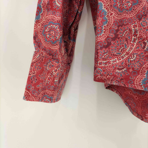 トミーヒルフィガー TOMMY HILFIGER RED LABEL ペイズリー柄 ロングスリーブシャツ メンズ L