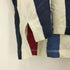 トミーヒルフィガー TOMMY HILFIGER エンブレム刺繍ロゴ マルチストライプ ポロシャツ メンズ L