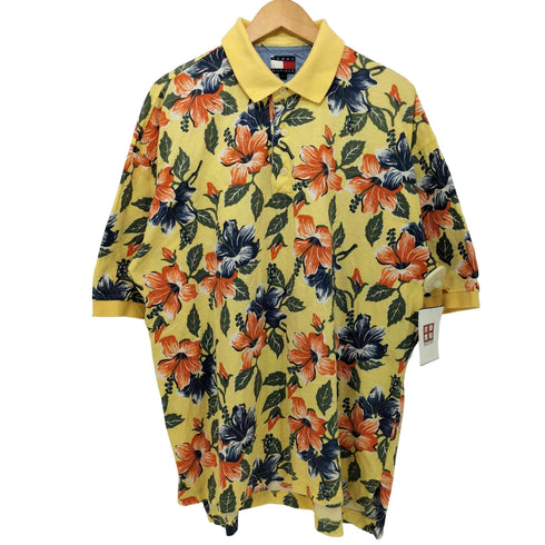 トミーヒルフィガー TOMMY HILFIGER 花柄 ポロシャツ メンズ L