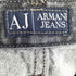 アルマーニジーンズ ARMANI JEANS ECO-WASH ボタンフライ ブラックデニムパンツ メンズ