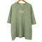 ザラ ZARA TECHNO ZERO 刺繍 フェイク スウェードタッチ クルーネック S/S Tシャツ メンズ import:L