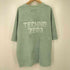 ザラ ZARA TECHNO ZERO 刺繍 フェイク スウェードタッチ クルーネック S/S Tシャツ メンズ import:L