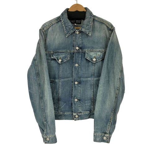 アルマーニジーンズ ARMANI JEANS イタリア製 ECO-WASH INDIGO 005 デニムジャケット メンズ I:52