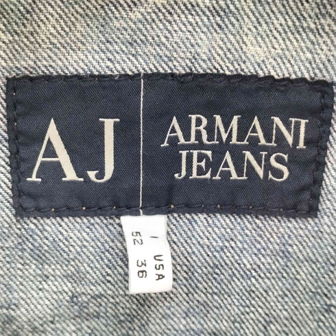 アルマーニジーンズ ARMANI JEANS イタリア製 ECO-WASH INDIGO 005 デニムジャケット メンズ I:52