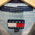 トミーヒルフィガー TOMMY HILFIGER エンブレム刺繍ロゴ ペイズリー柄 ポロシャツ メンズ M