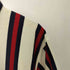 トミーヒルフィガー TOMMY HILFIGER 刺繍ロゴ マルチストライプ ポロシャツ メンズ L