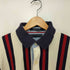 トミーヒルフィガー TOMMY HILFIGER 刺繍ロゴ マルチストライプ ポロシャツ メンズ L
