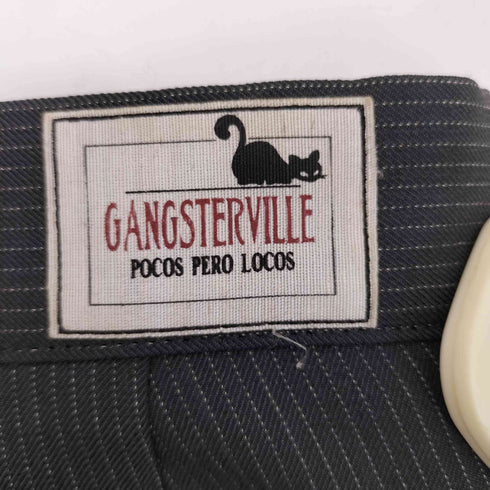 ギャングスタビル GANGSTERVILLE ストライプ トラウザー スラックス メンズ S