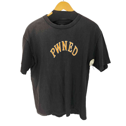 パウンド PWNED フロントプリント クルーネックTシャツ メンズ import:L