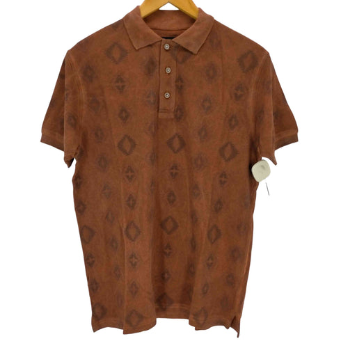 ロストインアルビオン LOST IN ALBION イタリア製 プリントポロシャツ メンズ import:S