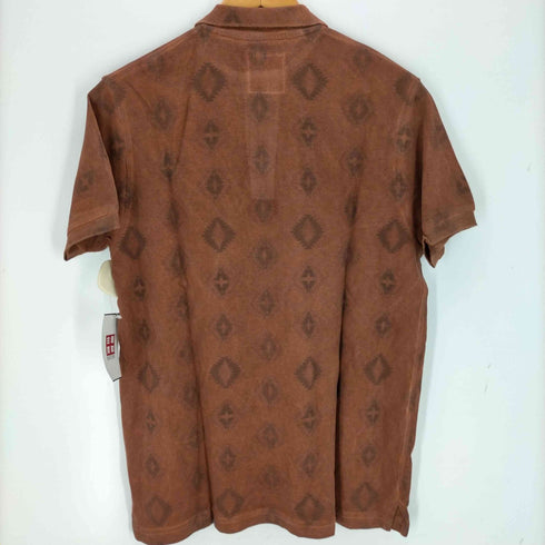 ロストインアルビオン LOST IN ALBION イタリア製 プリントポロシャツ メンズ import:S