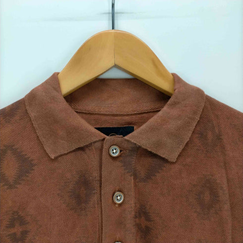 ロストインアルビオン LOST IN ALBION イタリア製 プリントポロシャツ メンズ import:S