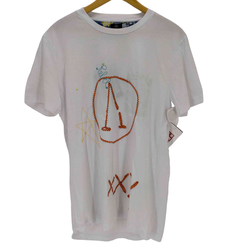 ロストインアルビオン LOST IN ALBION イタリア製 刺繍デザインクルーネックTシャツ メンズ import:L