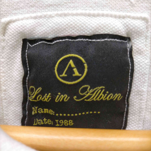 ロストインアルビオン LOST IN ALBION イタリア製 刺繍ポロシャツ メンズ