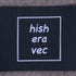 hish era vec ロゴワッペン フリンジマフラー レディース