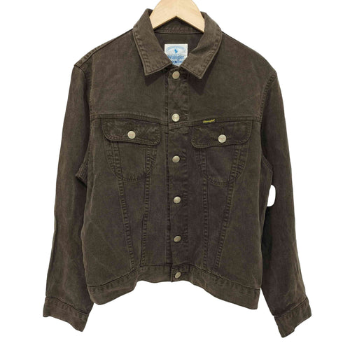ラングラー Wrangler LADY 日本製 ロゴパッチ テンセル トラッカー ジャケット レディース