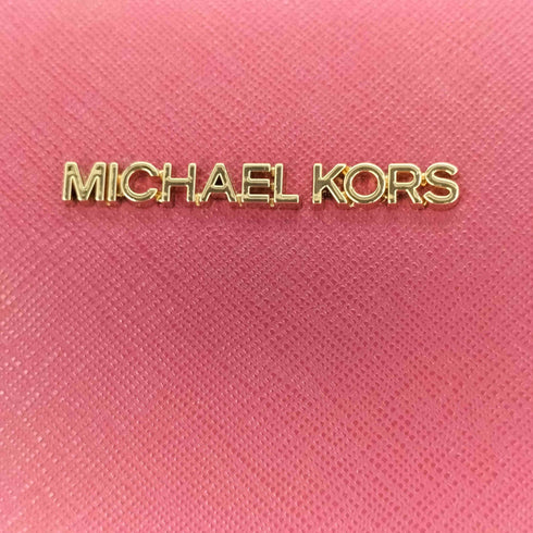 マイケルコース Michael Kors レザー ロゴプレート ハンド バッグ レディース