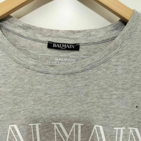 バルマン BALMAIN フロントロゴ 半袖Tシャツ メンズ M