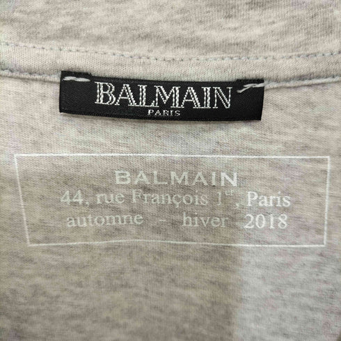 バルマン BALMAIN フロントロゴ 半袖Tシャツ メンズ M