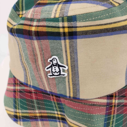 マンシングウェア Munsingwear チェック バケットハット メンズ