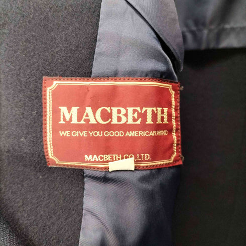 MACBETH 金釦 紺ブレ ウール テーラードジャケット メンズ M