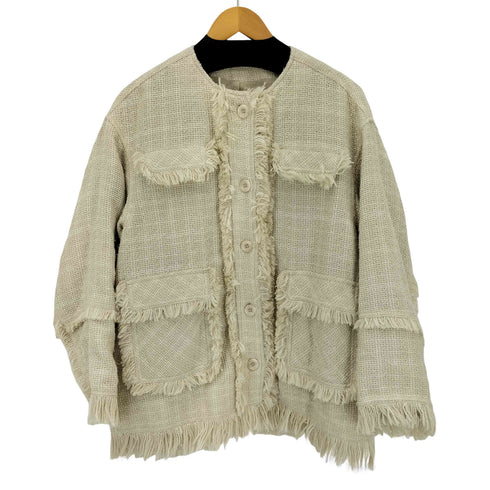スライ SLY 23AW SPRING TWEED FRINGE JK レディース FREE