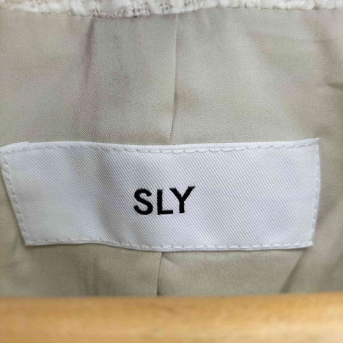 スライ SLY 23AW SPRING TWEED FRINGE JK レディース FREE