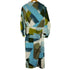 ザラ ZARA MULTICOLOURED PRINTED MIDI DRESS レディース S